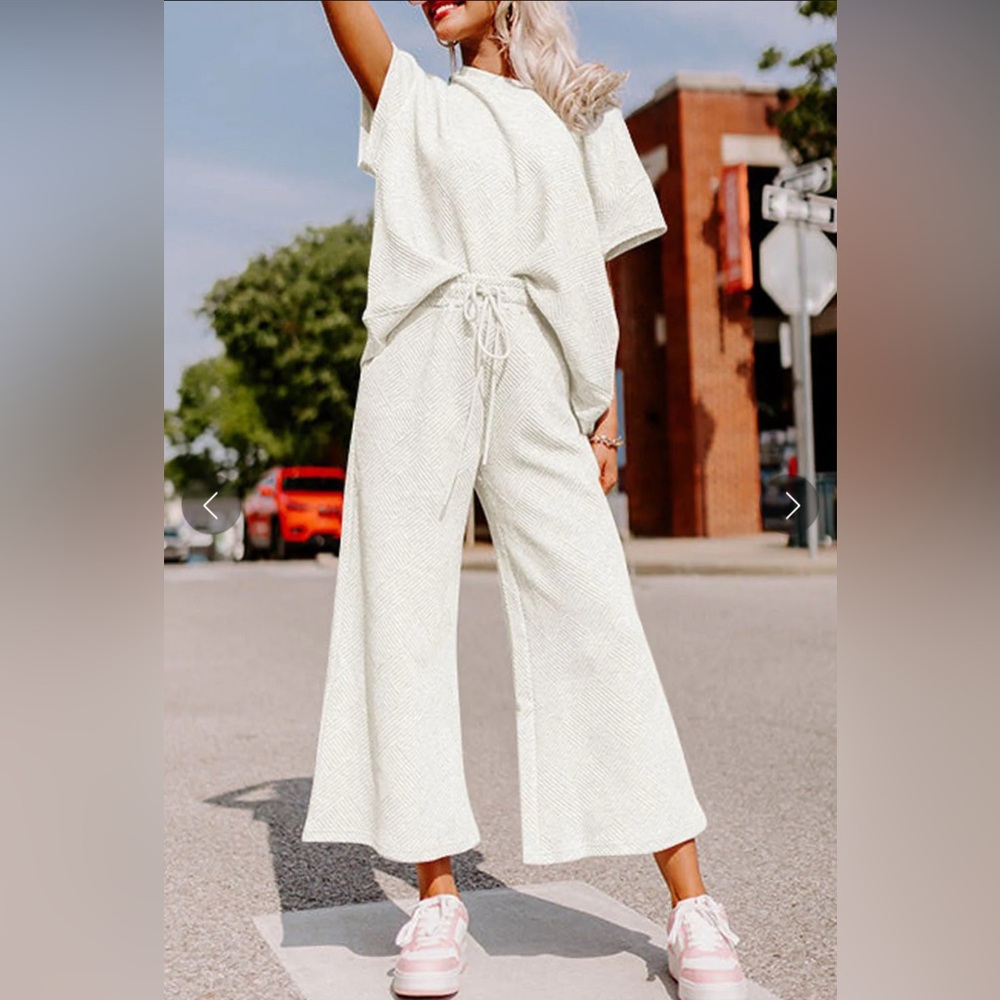 Textured Two Piece Set